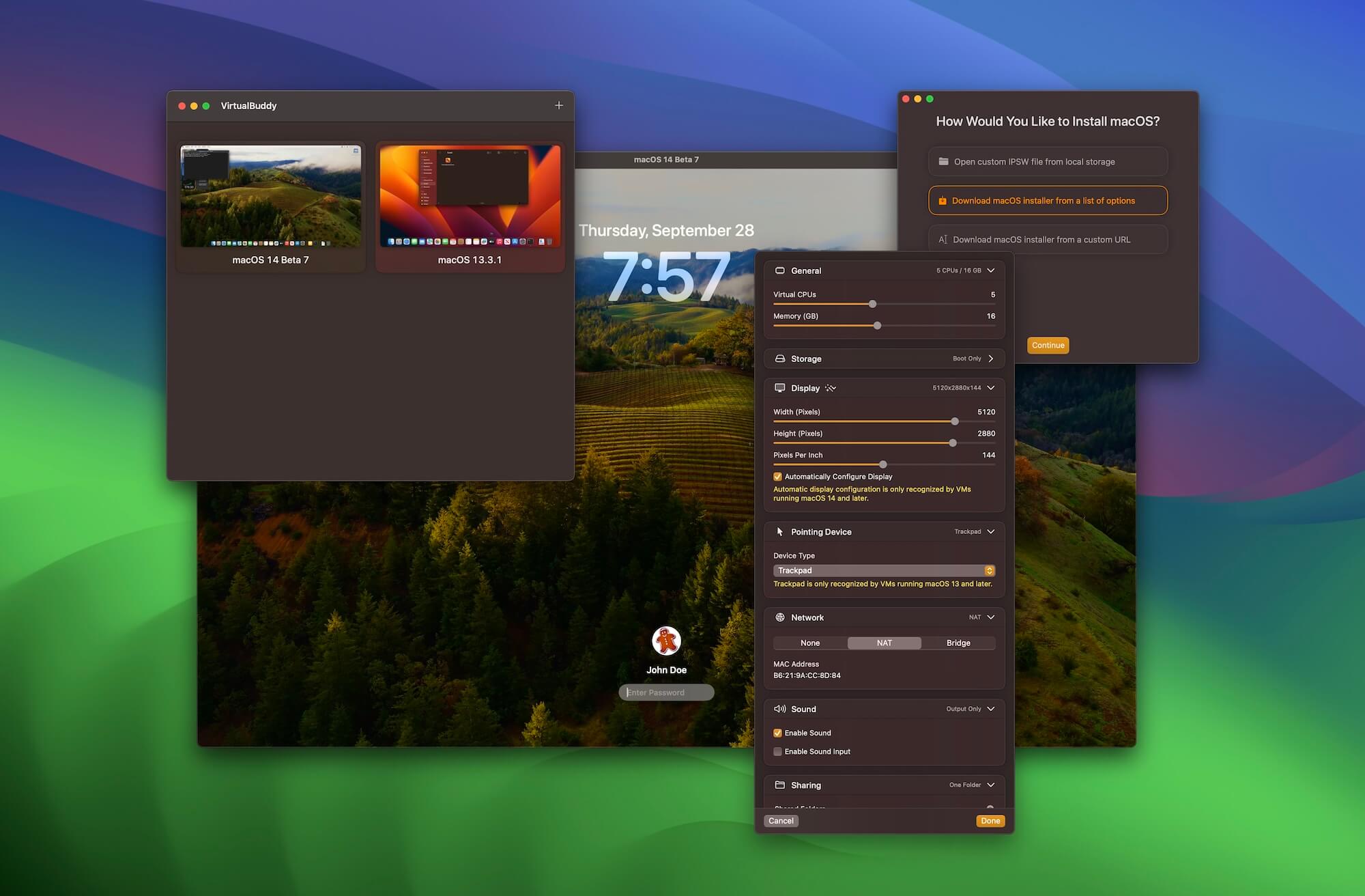VirtualBuddy 1.6.2 screenshot