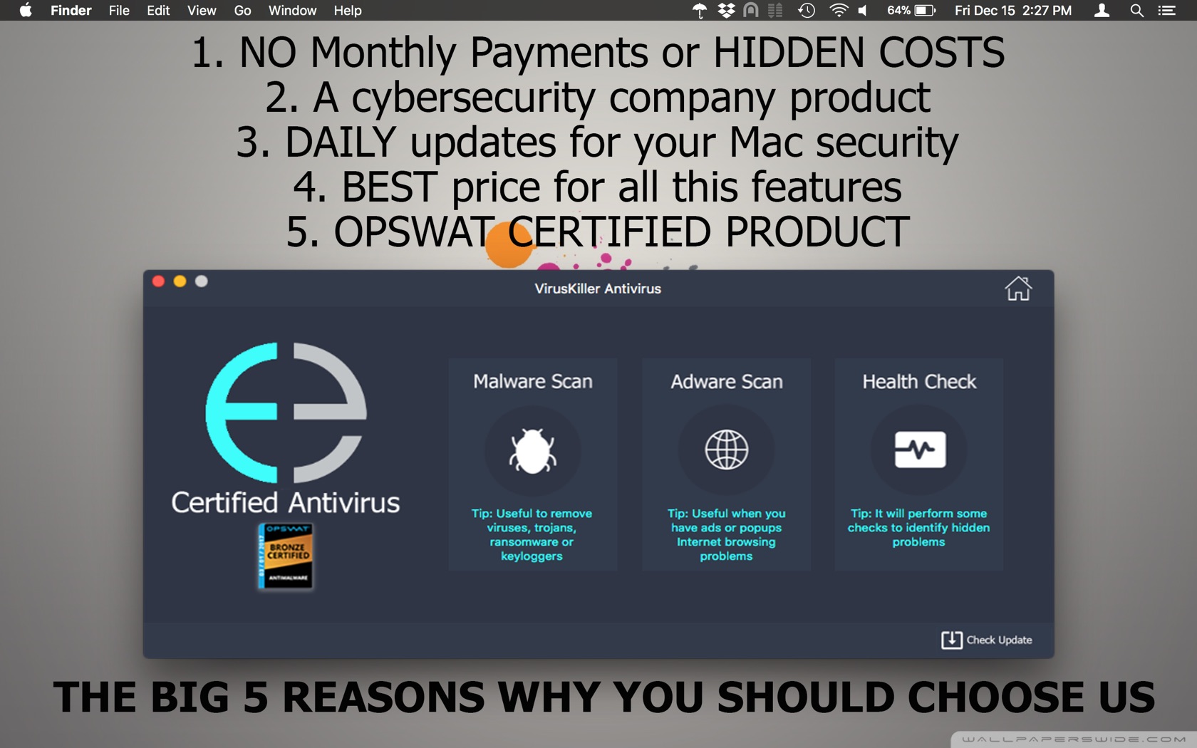 Antivirus VirusKiller 4.3.7 screenshot