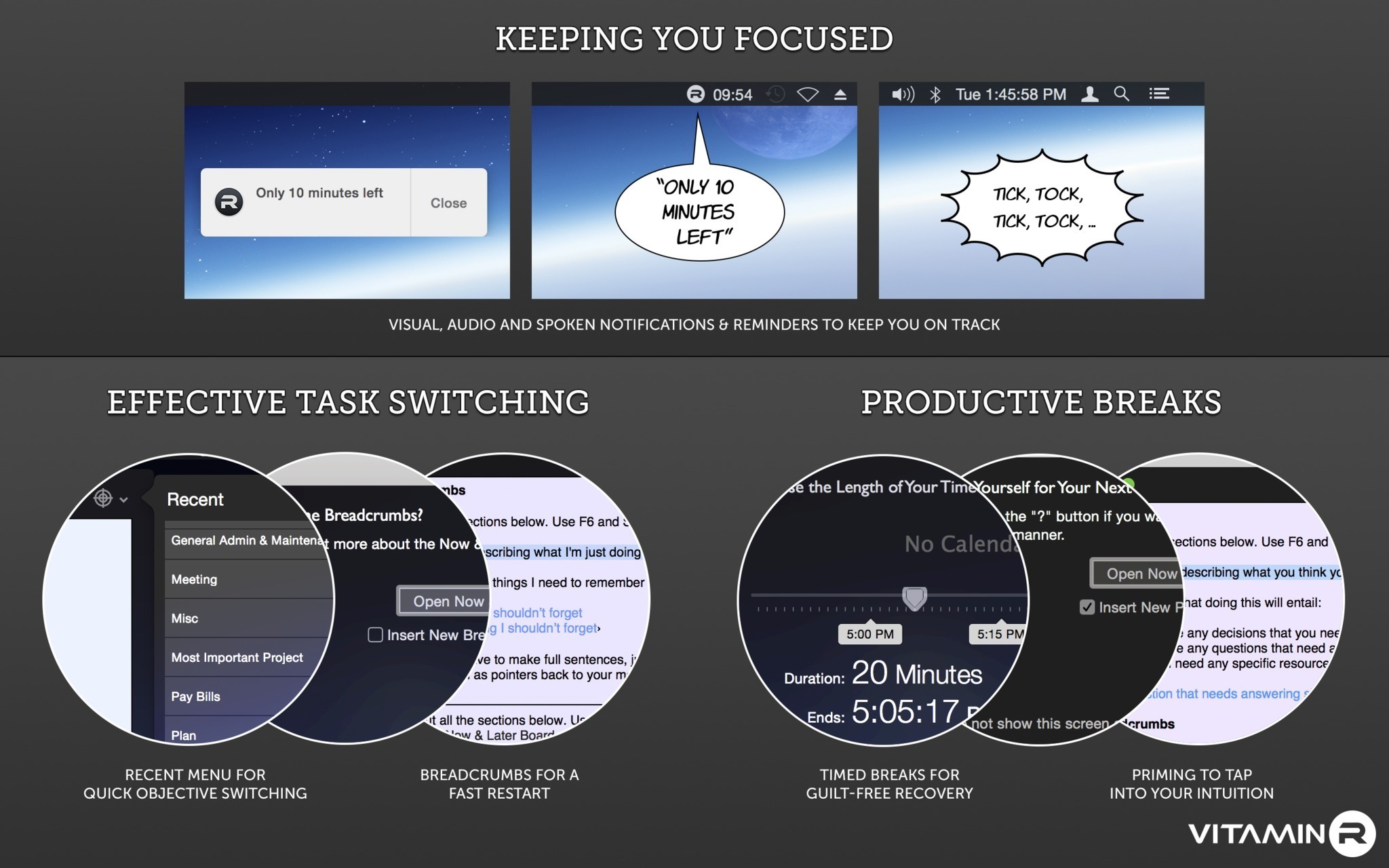 Vitamin-R 2.53 – Personal productivity tool. screenshot