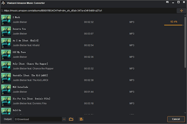 Viwizard Amazon Music Converter 1.2.0 screenshot