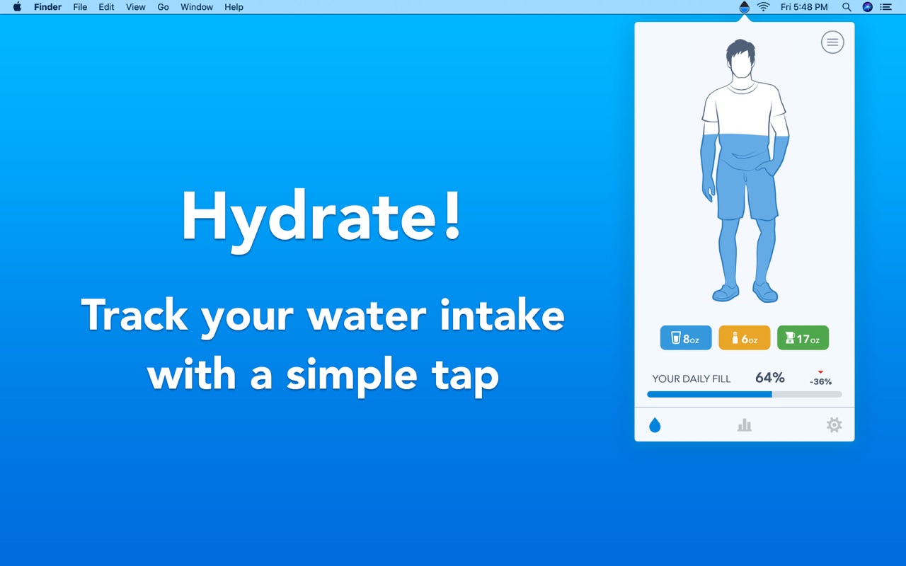 WaterMinder 1.2 – Daily Water Reminder & Tracker. screenshot