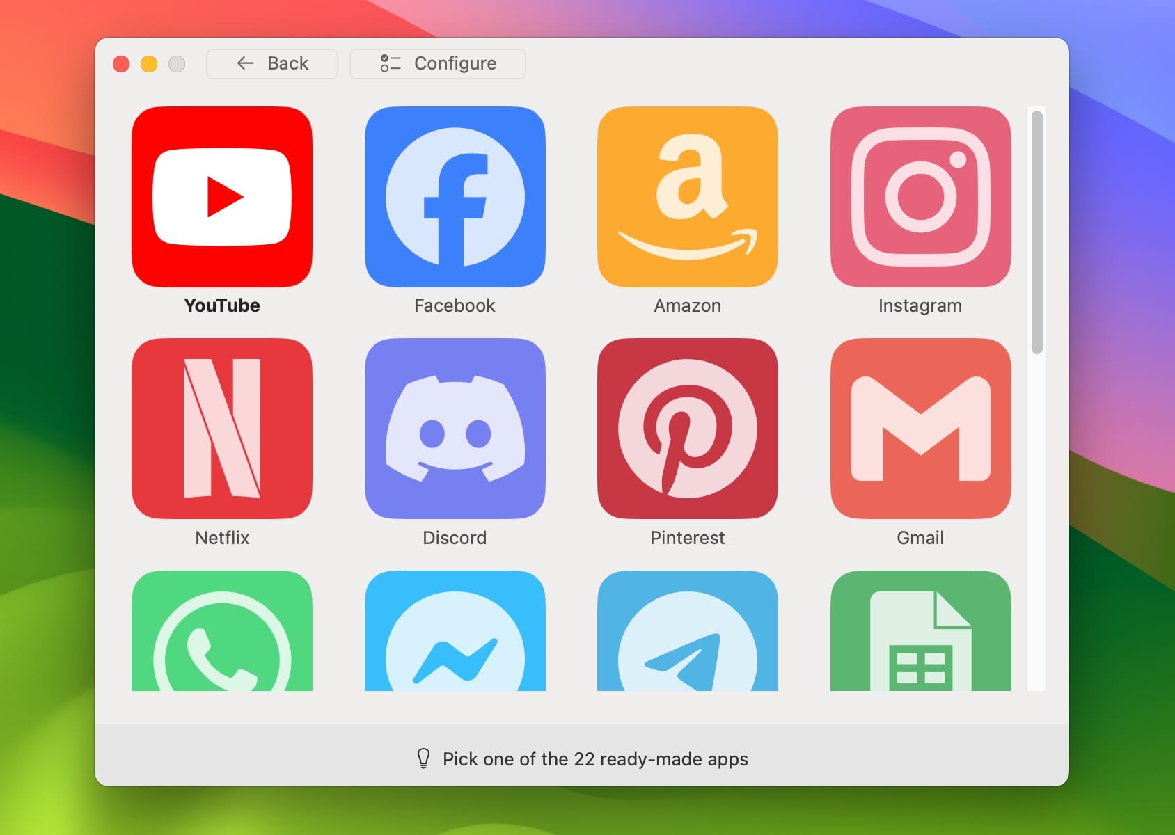 Web2Mac 1.3 ekran görüntüsü