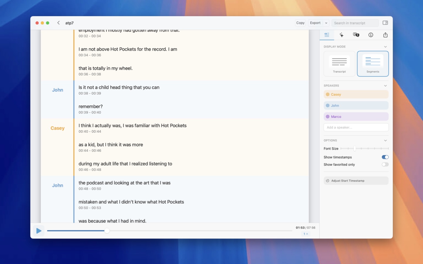 MacWhisper 14.5 screenshot