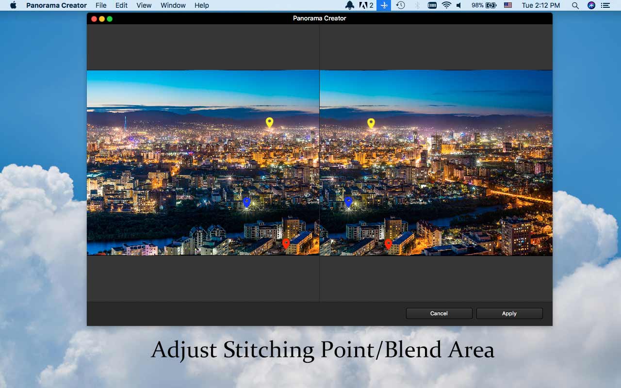 WidsMob Panorama 3.8 – Stitch photos into panoramas. ekran görüntüsü