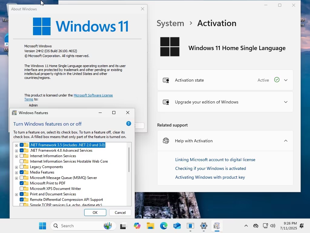 Windows 11 24H2 (No TPM Required) & Windows 10 22H2 AIO 32in1 With Office 2024 Pro Plus Preactivated Multilingual Septem ekran görüntüsü