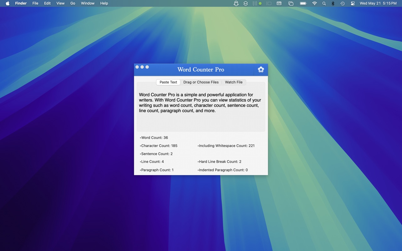 Word Counter Pro 3.3.2 ekran görüntüsü